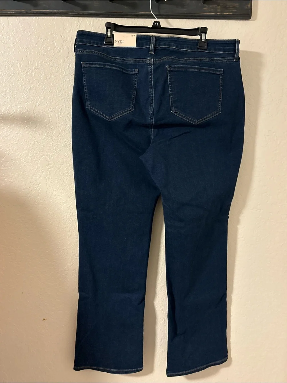 NWT size 18W NYDJ Bootcut Jeans in Dark Indigo - Picture 4 of 5